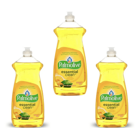 3 pack bottles  Palmolive Essential Clean Lemon Dish Liquid (28 fl oz x 3)