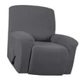 thumbnail image 4 of Housse de Fauteuil Inclinable 1 Pce en Jacquard Doux à Haute Extensibilité, Housse de Sofa, Housse de Fauteuil Inclinable Gris, 4 of 8