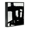 thumbnail image 4 of Stupell Industries Industrial Black Streaks Abstract Painting Black Framed Art Print Wall Art, 12 x 12, 4 of 10