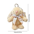 thumbnail image 3 of Llavero de peluche con lazo, colgante de peluche suave para bolsas, regalo de Pascua y decoración para llaves del coche, 3 of 6