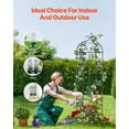 thumbnail image 6 of 71x20 Inch 2 Pack Rustproof Metal Garden Trellis for Climbing Plants Roses Cucumbers Clematis Outdoor Courtyard Lawn Decorative Support, 6 of 6