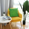 thumbnail image 6 of GZHJMY Soft Smooth Skin-Friendly Throw Pillow Cover without Pillow Case16"x16"Shrink-Resistant Breathable Hidden Zipper Opening, Sofa Bed Office Farmhouse Room Easy to Disassemble|Shamrocks Green Cl, 6 of 7