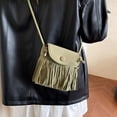 thumbnail image 7 of CAIXIA Crossbody Sling Bags For WomenRetro Fringe Trendy Messenger Crossbody Bag, Compact Square Shape Everyday Shoulder Purse, 7 of 7
