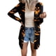 thumbnail image 1 of Paño frontal abierto para mujer Halloween ligero suave manga larga suéter abierto frontal superior abrigo casual para fiesta de Halloween de otoño negro L, 1 of 5