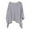 Gray, variant on WRKEKC Cardigan Sweaters for Women Linen 3/4 Sleeve Open Front Loose Shrug Lightweight Casual Fall and Winter Outerwear