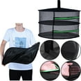 thumbnail image 2 of BinKFF Herb Drying Rack Hanging 2/4/6/8 Layer, Collapsible Herb Dryer Mesh, Plant Net Dry Rack for Drying Seeds Bud Grass Hydroponic Plants Outdoor Gardening Supplies, 2 of 9