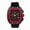 Black Red, variant on Men’s 46mm Tonneau Watch – Multi Dial with Bold Design, Silicone Strap & Date Display – Luxury Hip Hop Timepiece - Rose Black Finish