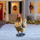 thumbnail image 5 of Decoración navideña de gallinas en forma de enchufe | Estaca de animales de granja para jardín al aire libre | Decoración acrílica de animales para jardín para exhibir en Navidad, 5 of 5