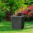 thumbnail image 7 of Dextrus 11.5 Gallon Resin Deck Box,Outdoor Patio Storage Box,Small Patio Container Transh Can Side Table,Black, 7 of 7