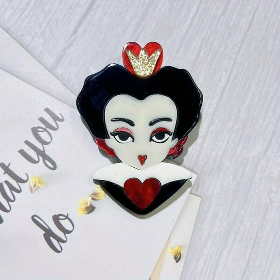 GKNET Cartoon Acrylic Animated Brooch Cute Ladies Pin