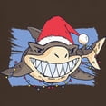thumbnail image 3 of CafePress - Christmas Shark T Shirt - Men's Classic Graphic Cotton T-Shirt, 3 of 4