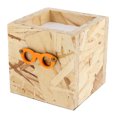 thumbnail image 2 of Tienda de gafas Sunnimix decoración de MADERA Maceta 100x100x100mm, 2 of 8