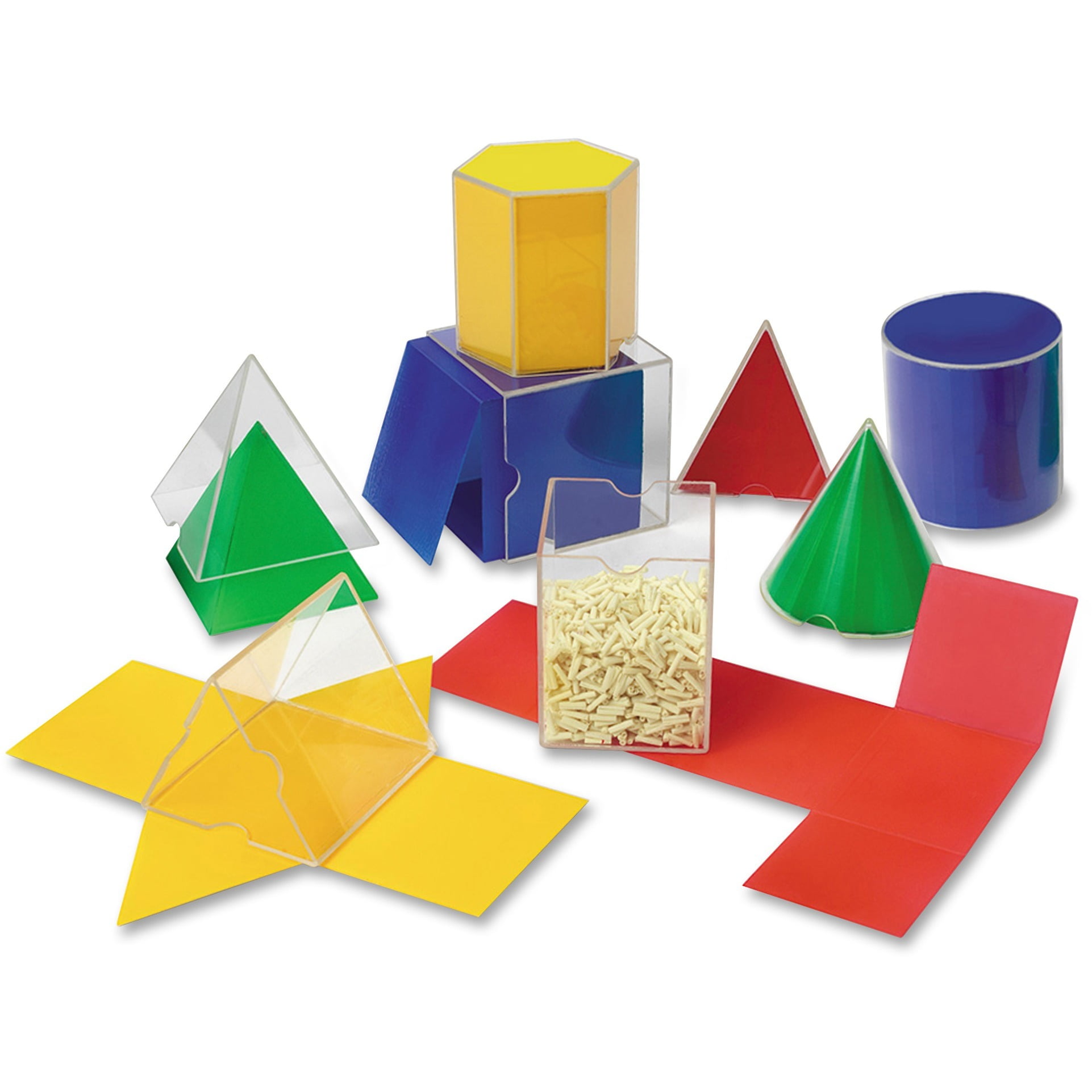 Learning Resources, LRNLER0921, Folding Geometric Shapes Set, 16 / Set
