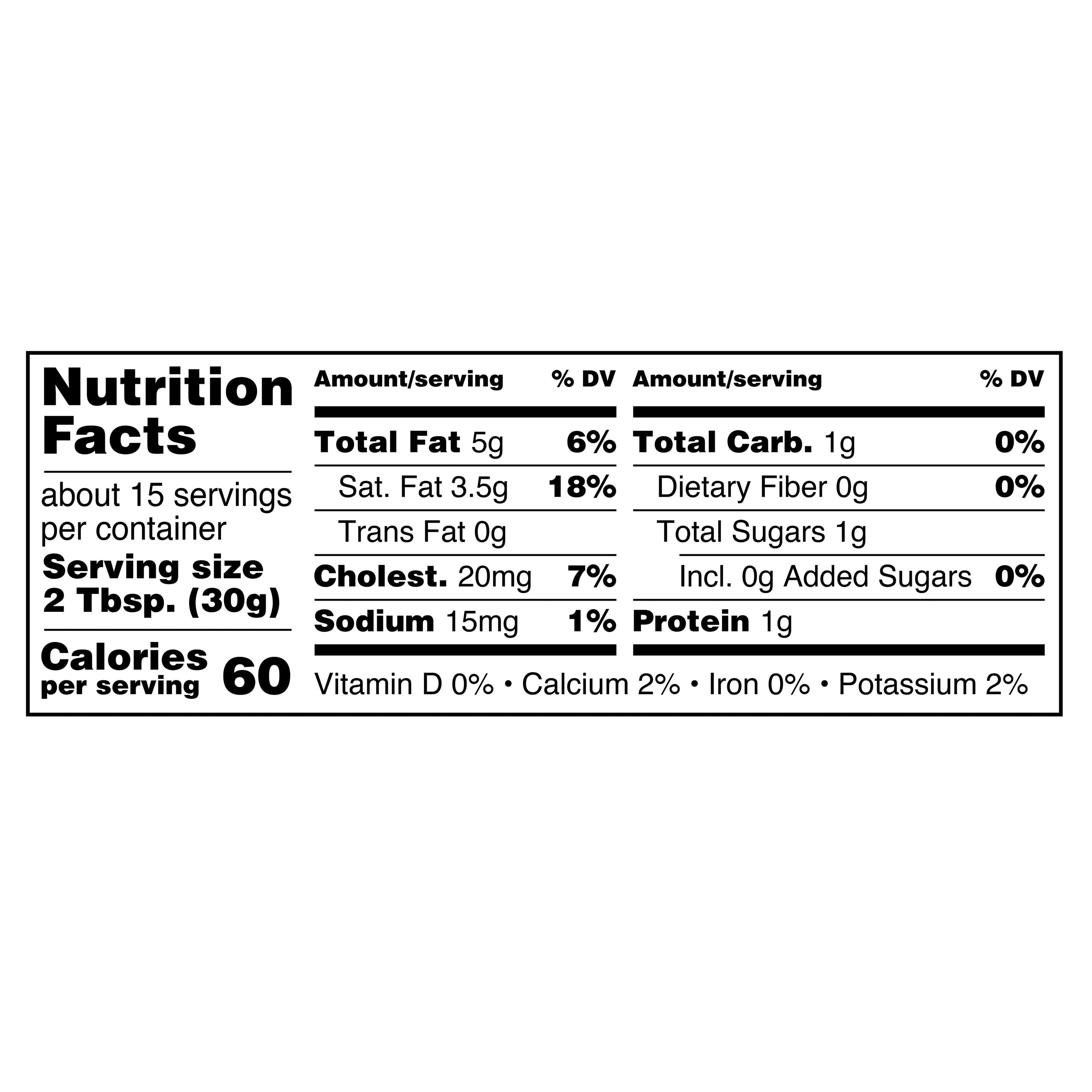 Great Value Original Sour Cream, 16 oz Tub
