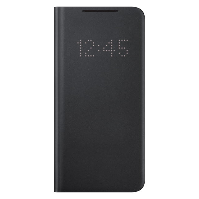 Funda para teléfono Samsung Galaxy S21 5G LED View Cover negra