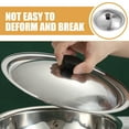 TUIBELY Cooking Pot Lid Pot Cover Universal Replacement Pot Lid with
