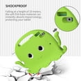 thumbnail image 6 of Dteck Kids Case for iPad 6th Gen/iPad 5th Gen/iPad Air 2/iPad Air, iPad 9.7 Case, with Built in Screen Protector, Octopus Animals Shockproof Case Handle Grip with Shoulder Stap,Green, 6 of 8