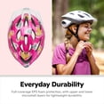 thumbnail image 5 of Schwinn Thrasher Child Bicycle Helmet, Ages 5 - 8, Pink Heart Design, 5 of 7