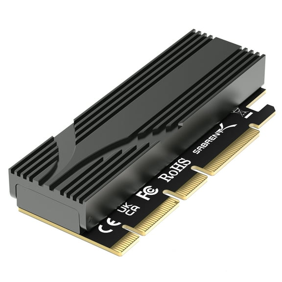 Sabrent EC-TFPE Nvme To Pcie 5.0 Adapter Int Aluminum. Backwards Compatible