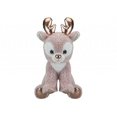 thumbnail image 1 of Reno de peluche sentado, 25 cm, oro rosa, 1 of 2