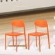 thumbnail image 4 of 4Pcs Mini 1/6 Doll House Dinning Chair Model Living Room Furniture Ornaments Hugo none, 4 of 8