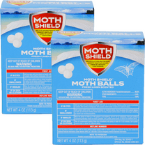 MothShield FRESH LINEN SCENT Moth Balls, Carpet Beetles, Kills Clothes Moth, Repellent Closet Clothes Protector, No Clinging Odor (Pack Of 2 Boxes)