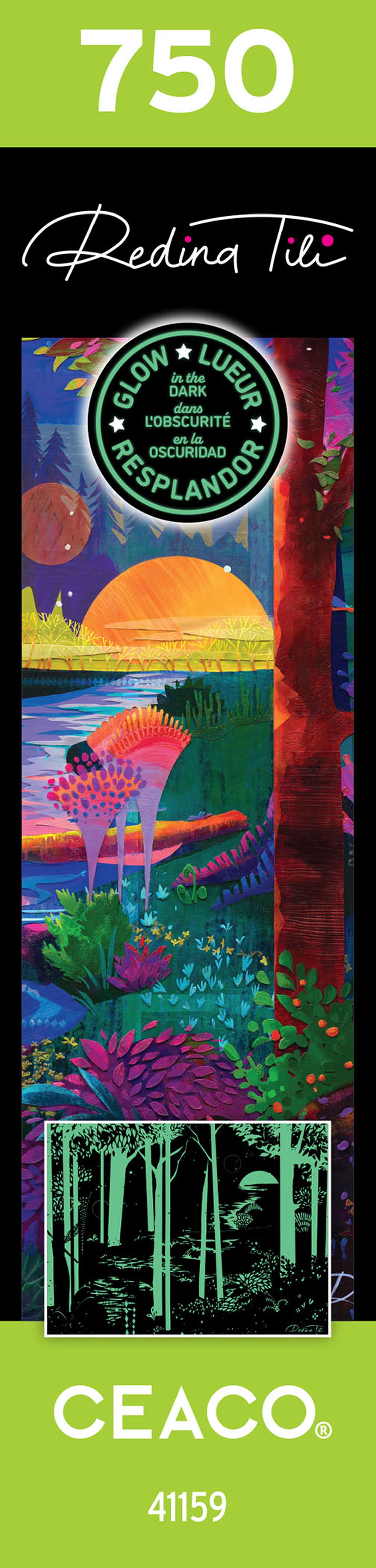Ceaco Redina Tili Sleeping Giants 750-Piece Interlocking Jigsaw Puzzle for Children Ages 14+