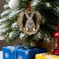 thumbnail image 3 of Taicans ‌forest Animal Christmas Tree Ornaments - 4 Woodland Animal Hollow Log Decorations (Deer,Squirrel,Rabbit,Marmot) - Holiday Decor for Tree,Fireplace,Mantel - Rustic Christmas Decorations‌, 3 of 4