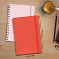 thumbnail image 3 of Meiiso Spiral Notebook with Elastic Band, 7" x 4.96" Wide Ruled Loose-Leaf, 30 Pages 60 Sides, (Style_A), 3 of 9