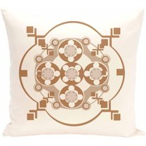 Simply Daisy 16" x 16" Bandana-Rama Geometric Print Pillow