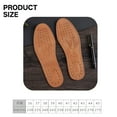 thumbnail image 2 of TELOLY Genuine Leather Insole for Shoes Men Women Comfortable Deodorant Casual Leather Orthopedic Feet Quality Cowhide Flats Shoe Sole Brown Eu38, 2 of 7
