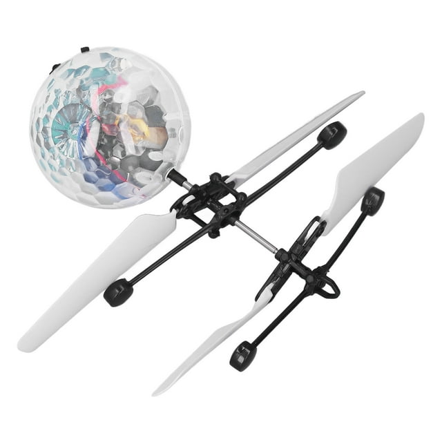 Induction Flying Orb Ball, Premium Blades Fall Resistant Smart Sensor USB Charging Stable Intelligent Flying Suspension Ball ABS for Playground Crystal Ball