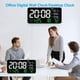 thumbnail image 4 of Reloj de Pared Digital LED Pantalla de Formaldehído/CO2/TVOC Reconocimiento de Humo Cuenta Atrás Reloj para Dormitorio Azul, 4 of 5