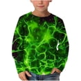 thumbnail image 1 of MEZZALL T-Shirt pour Enfants Filles, Impression 3D, Manches Longues, Décontracté, Extérieur, 8-9 Ans, 1 of 4