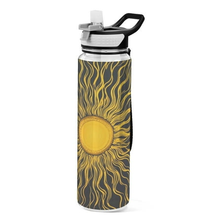 

Sports Water Bottle 1000ML Tritan Food Grade Clear Water Bottle Fitness Outdoor Sports BikeLovely Big Sun