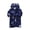 Navy, variant on Karoyedx Kids Robe Boys Girls Bathrobes Toddler Boy Girl Robes Children's Plush Soft Coral Fleece Hooded Pajamas Sleepwear for Kids Blue Size,2-3 Years