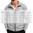 thumbnail image 3 of XRoczxe Men's Full Zip Up Track Jacket, Stand Collar Solid Color Sweatshirt, Casual Long Sleeve Lightweight Coat with Pockets for Spring Fall Daily Wear, 3 of 7