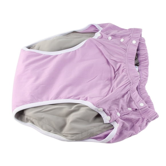Washable Incontinence Underpants, Cotton Adults Cloth Diapers Highly Absorbent Comfortable Breathable for Adult S,M,XXL
