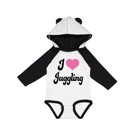 

Inktastic I Love Juggling Gift Baby Girl Long Sleeve Bodysuit
