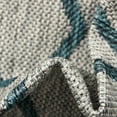 thumbnail image 5 of Jill Zarin Outdoor Collection Area Rug - Turks and Caicos (6' 1" x 9' Rectangle Gray Teal/Teal), 5 of 8