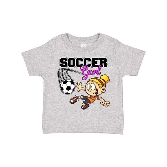 Inktastic Soccer Girl Girls Toddler T-Shirt