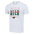 thumbnail image 2 of Men's Starter White Minnesota Wild Four Team Name Logo T-Shirt, 2 of 3