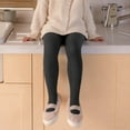 thumbnail image 2 of KyCheLot Girls Stockings Footed Knit High Waist Solid Color Under Dress Stretchy Pantyhose 0-8 Years, 2 of 6