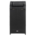 thumbnail image 5 of Safavieh Serapis Outdoor Patio Trash Bin - Black, 5 of 13