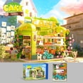 thumbnail image 1 of Alician 1131pcs Cake Shop Building Blocks Mini City Street View Bakery Build Bricks Model Toy With Light Gifts For Boys Girls, 1 of 8