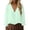 Green, variant on Trendy Tops for Women Casual Long Sleeve Solid Color V Neck Loose Shirt Blouses for Women