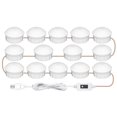 thumbnail image 1 of 1 Set Vanity Mirror Lights Soft Lighting Eye Protection Smart Hand Sensor Adjustable Brightness Illumination 5V Bathroom Mirror Light Dressing Table Lamps for Home Use, 1 of 10