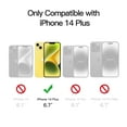 thumbnail image 2 of JETech Magnetic Case for iPhone 14 Plus 6.7-Inch Compatible with MagSafe, Translucent Matte Back Slim Shockproof Phone Cover (Yellow), 2 of 6