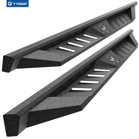 Tyger Auto Fury Steps Compatible with 2009-2018 Dodge Ram 1500 Quad Cab (Including 2019-2022 Classic) | Textured Black | Side Step Rails Nerf Bars Running Boards | TG-FS2D20108
