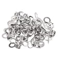 thumbnail image 1 of Unique Bargains 5mm Double Ring Ball Chain Connector 30 Count, 1 of 6
